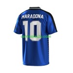 Camisolas de futebol Argentina MARADONA 10 Retro Criança Equipamento Alternativa 1994 Manga Curta